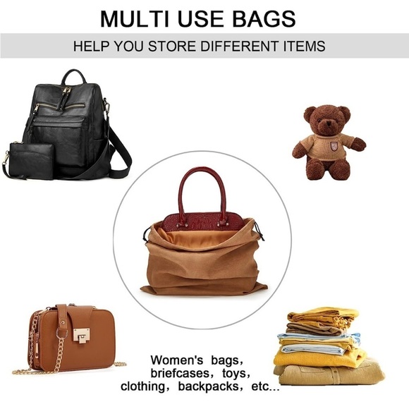 2-Pack Dust Cover Storage Bags with Drawstring – 2 Sizes - Picture 3 of 6